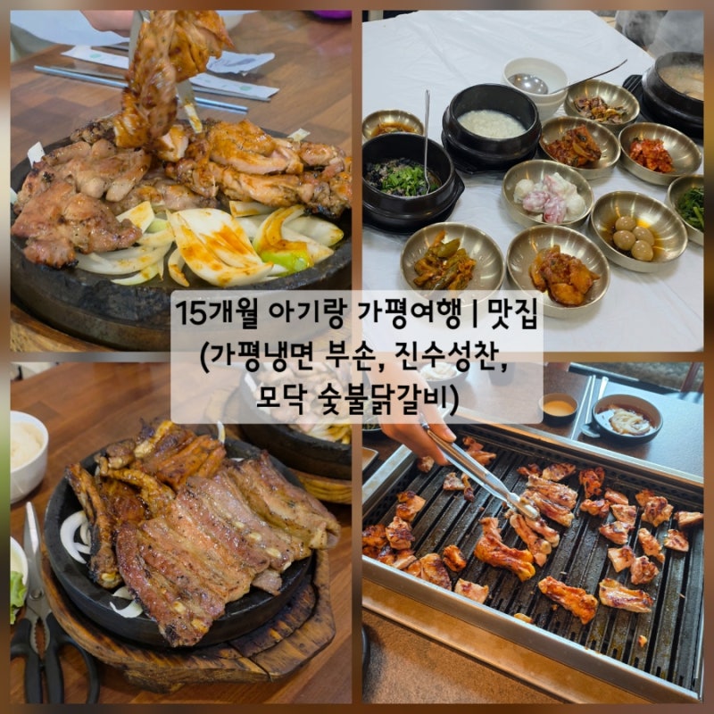 15개월 아기랑 가평여행 | 유아의자 있는 맛집 추천 (가평냉면, 진수성찬, 모닥)