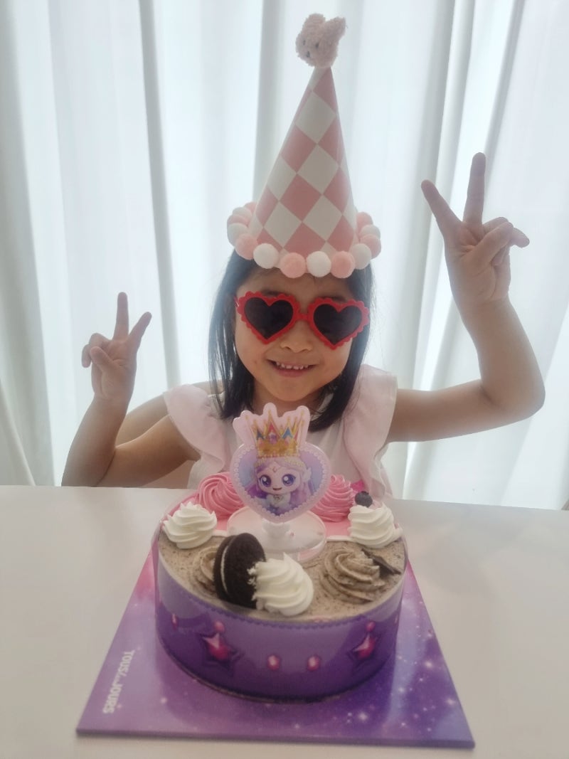 뚜레쥬르 티니핑 케이크 후기 다이아나핑과 이클립스핑의 매지컬 케이크, 카카오톡 선물하....