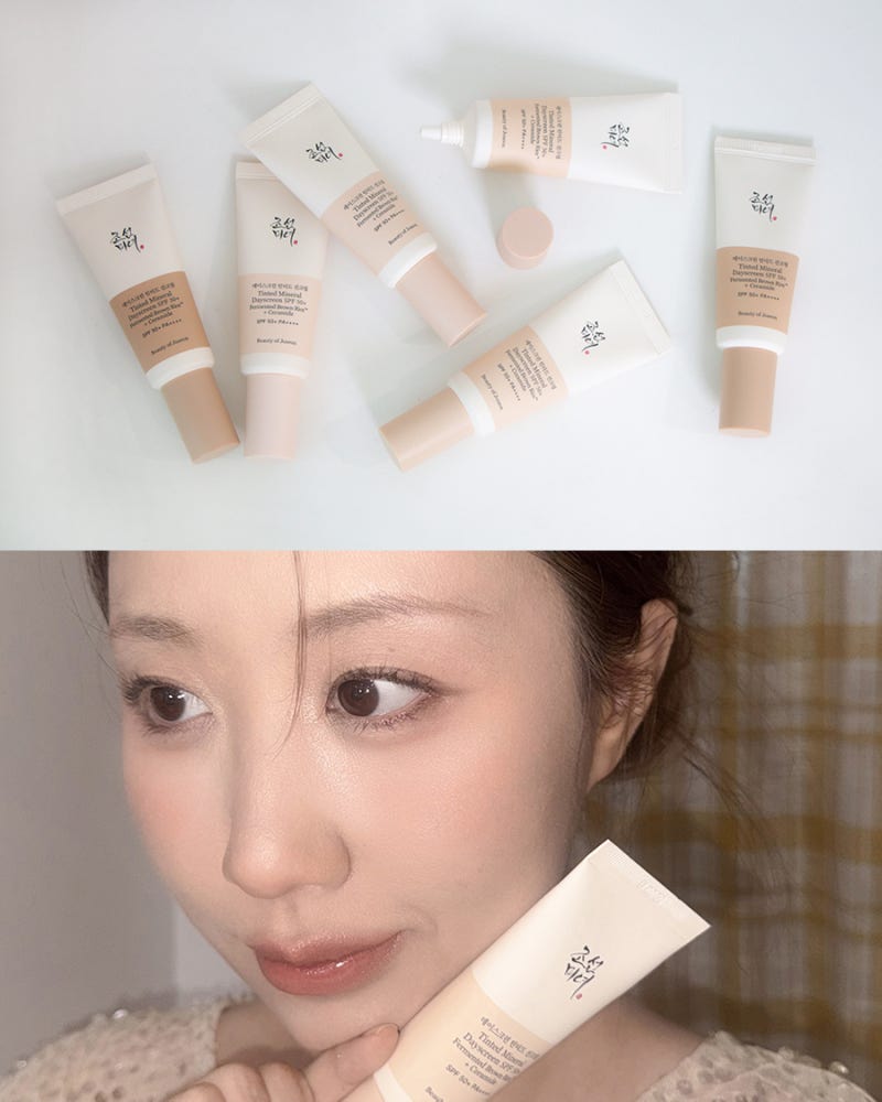 지성피부 파데프리 조선미녀 데이스크린 틴티드 선크림 전색상 추천