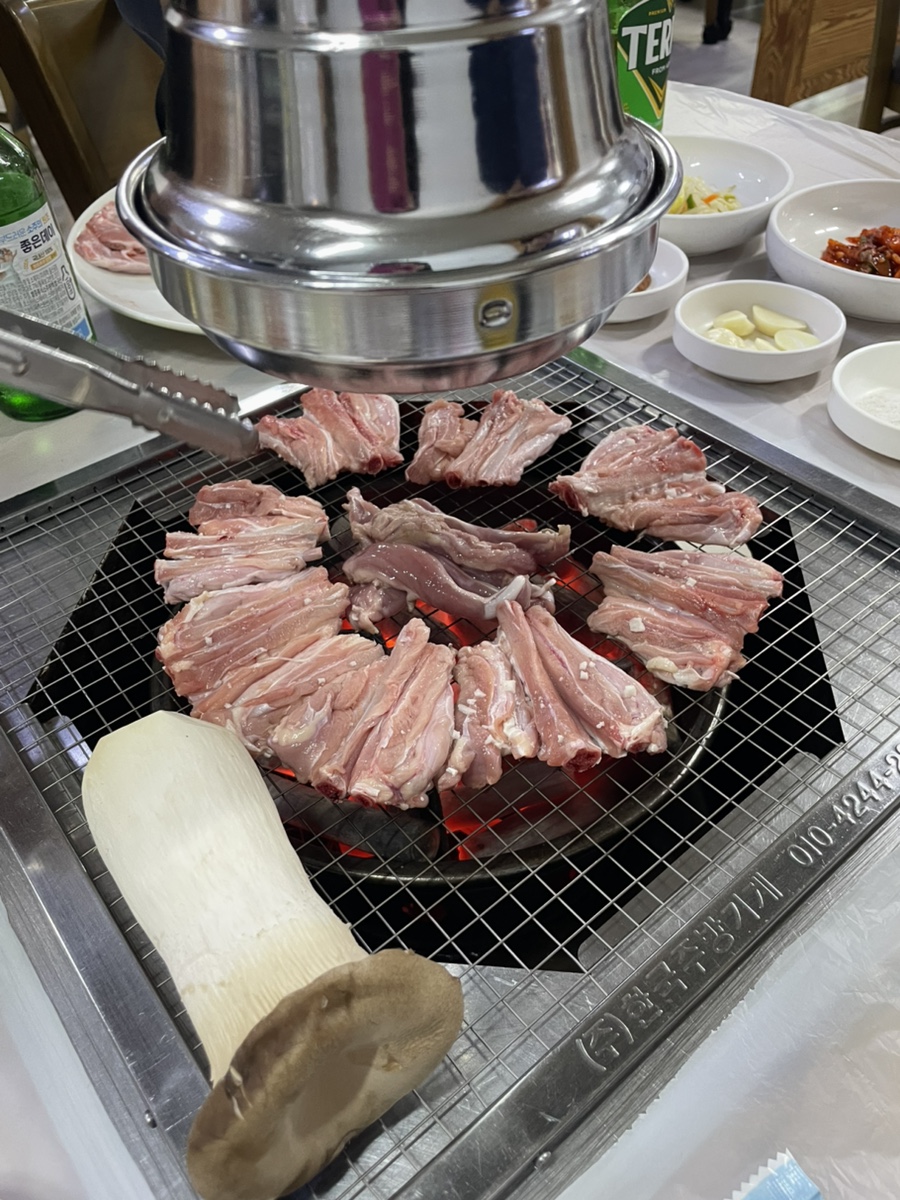 송림생오리 참숯불구이 사진 6