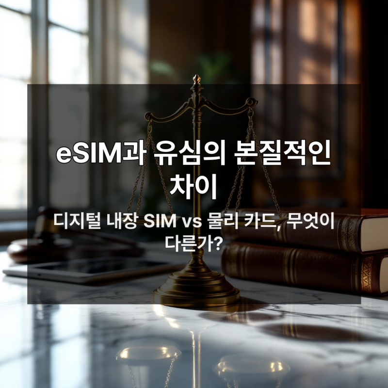 eSIM 몰랐다간 개통비용 폭탄 맞는 이유