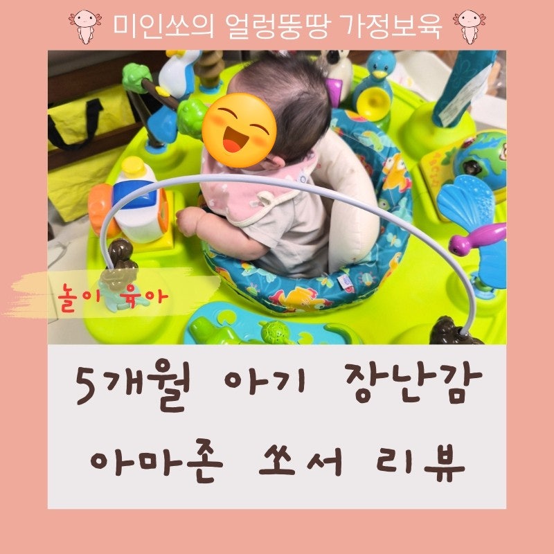 5개월 아기 장난감 아마존 쏘서 아기와나 대여 후기 쏘서 사용시기