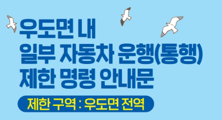 우도 렌트카 반입 가능할까? 2026년 8월 1일 변경 기준 총정리