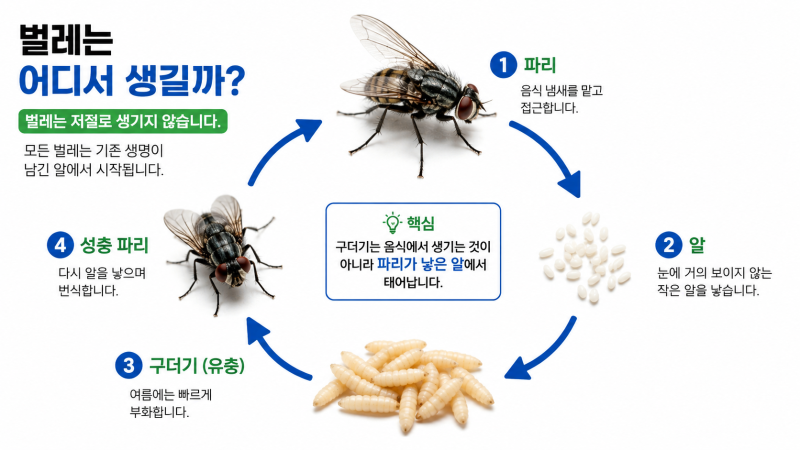 벌레는 왜 갑자기 생기는 걸까? 수천 년 동안 모두가 착각했던 이유