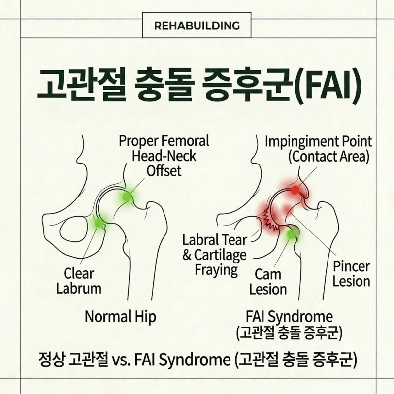 사타구니 통증! 고관절 충돌 증후군의 오해와 근거 중심 재활