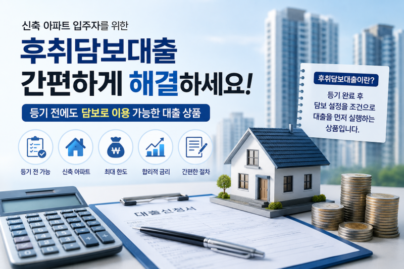 신축아파트 대출 안된다고?