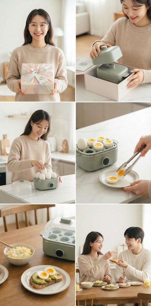 에그 쿠커 추천! 달걀삶는 기계로 반숙·완숙 계란 삶는 시간 쉽게 맞추는 방법