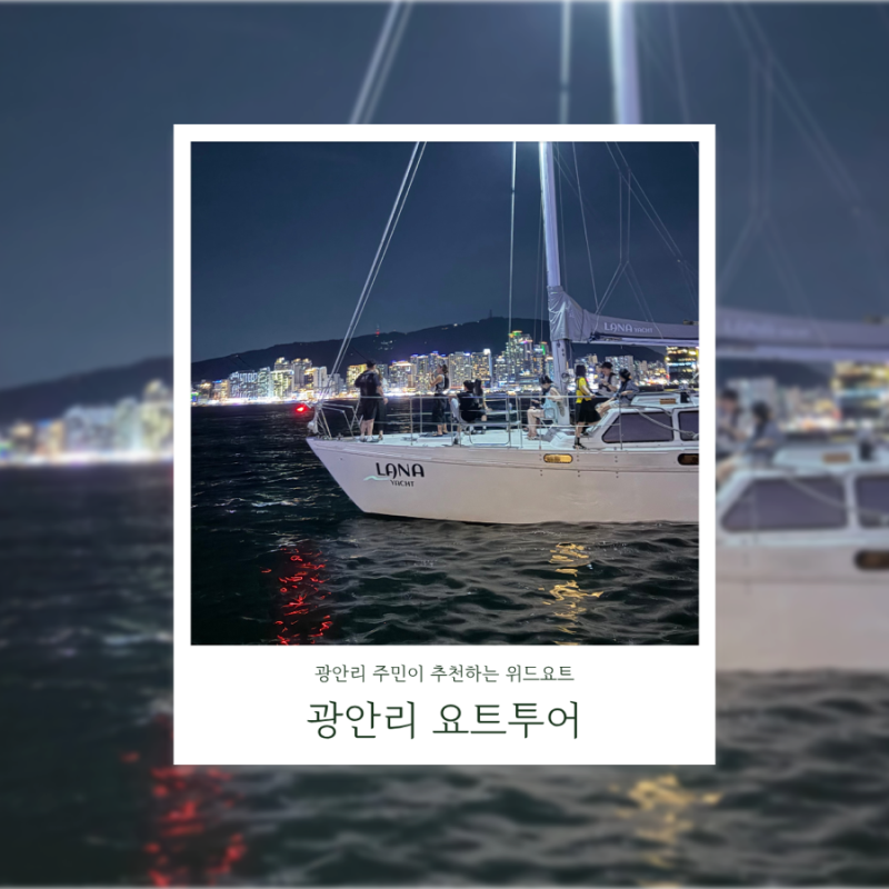 광안리 주민추천 내돈내산 요트투어 위드요트 ️ 광안리출발 추천!