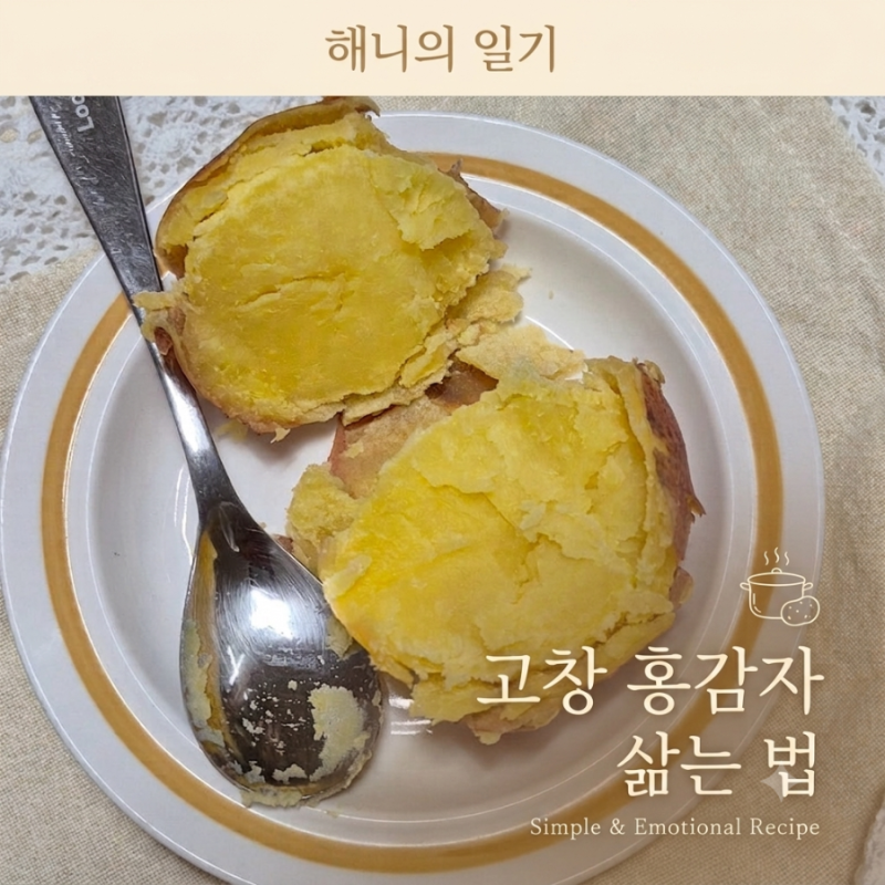 [고창 홍감자] 홍감자 먹는 법 홍감자 삶는 법 카스테라 감자