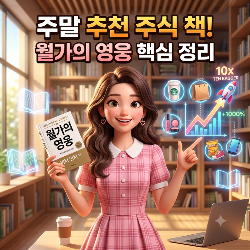 [주식 책 추천] 전설로 떠나는 월가의 영웅 핵심 요약: 일상에서 대박주(텐배거) 찾는 피터 린....