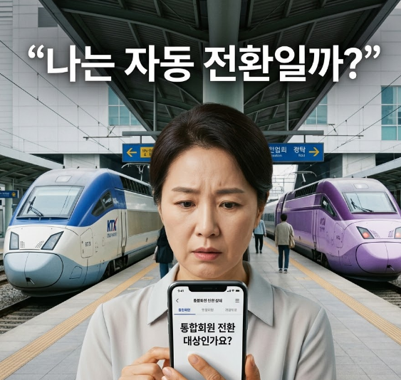 KTX·SRT 통합회원 전환 방법, 자동 전환만 믿으면 안 되는 이유 코레일·SR·중복회원 차이