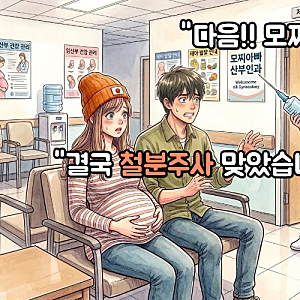 임산부 철분주사, 철분제 매일 먹던 아내가 결국 주사를 맞은 이유