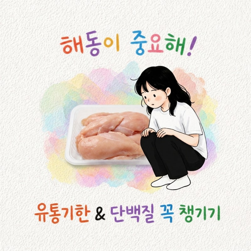 닭가슴살 퍽퍽함은 해동이 결정합니다 냉동 보관법 전자레인지 순서와 유통기한 칼로리 단....