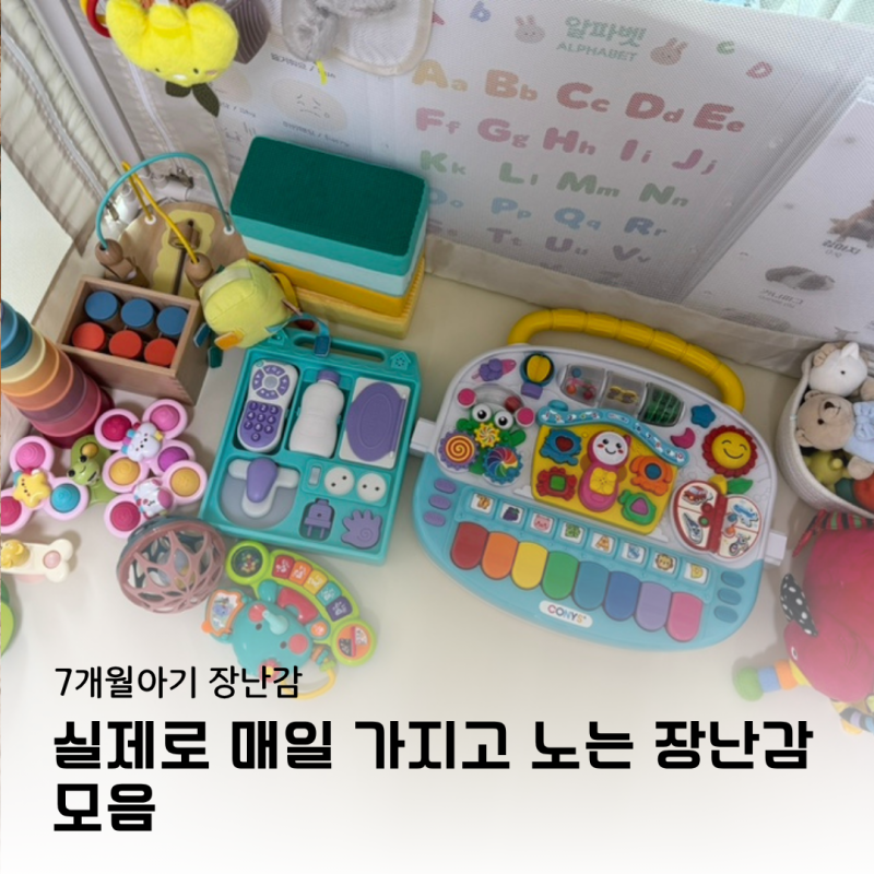 7개월 아기 장난감 추천｜실제로 매일 가지고 노는 장난감 모음 / 7개월 발달