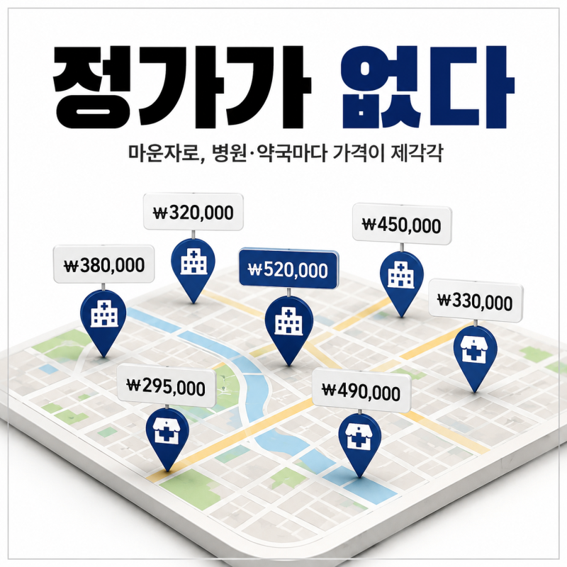 "마운자로 가격 비교 어플" 최저가만 보고 갔다가 헛걸음하는 이유