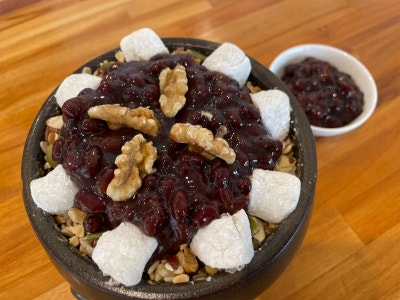 통영 카페 추천 무전동 빙수 맛집 항아리 팥빙수 먹고 온 후기, 카페디프런트