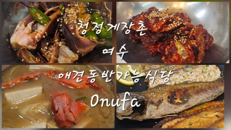 청정게장촌 여수 제미나이가 추천한 핫플레이스 게장 맛집 애견동반 여수식당