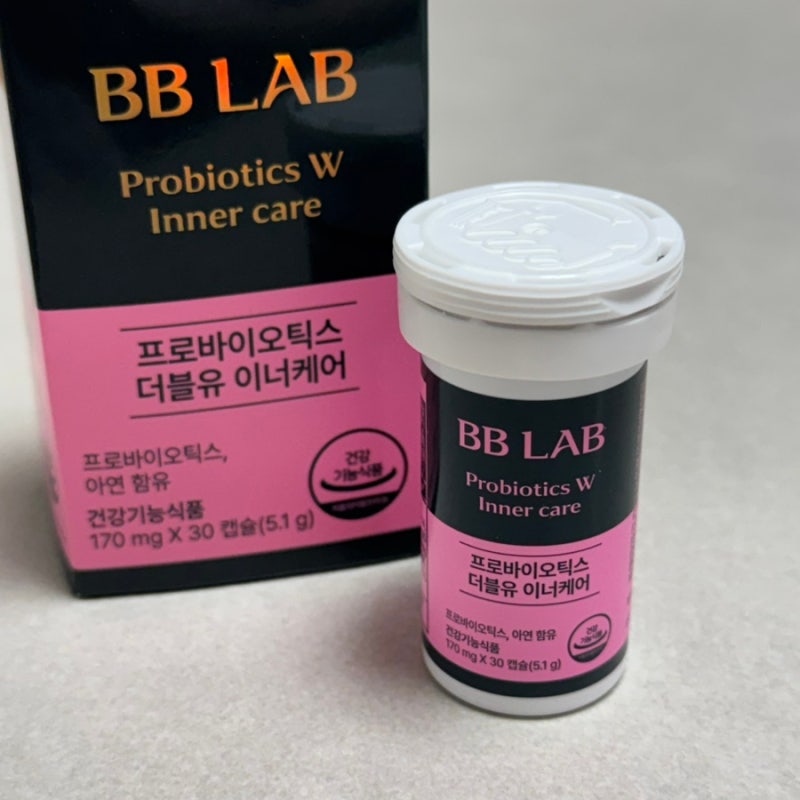 질 유래 유산균 비비랩 프로바이오틱스 더블유 이너케어