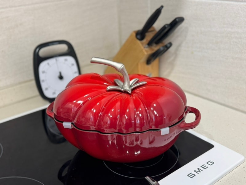 스타우브 토마토 꼬꼬떼 구매! 스타우브 첫 사용법! 세척부터 기름칠(시즈닝)까지