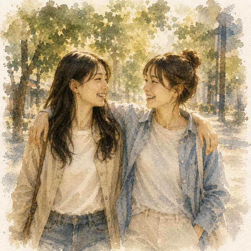 친구 나오는 꿈을 꾸셨나요? 친구의 얼굴을 한 나 자신일 수 있어요.