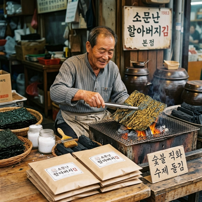 한효주 추천 '소문난 할아버지 김' 택배 가격 위치 보관방법 총정리