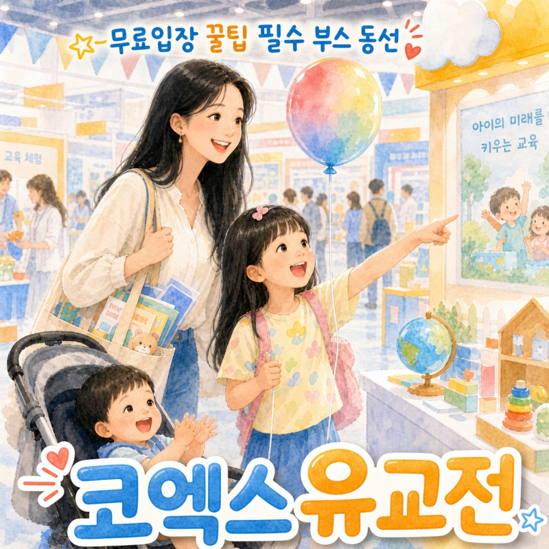 코엑스 유아교육전 절대 그냥 가지 마세요! 무료입장·알짜혜택 꿀팁 총정리