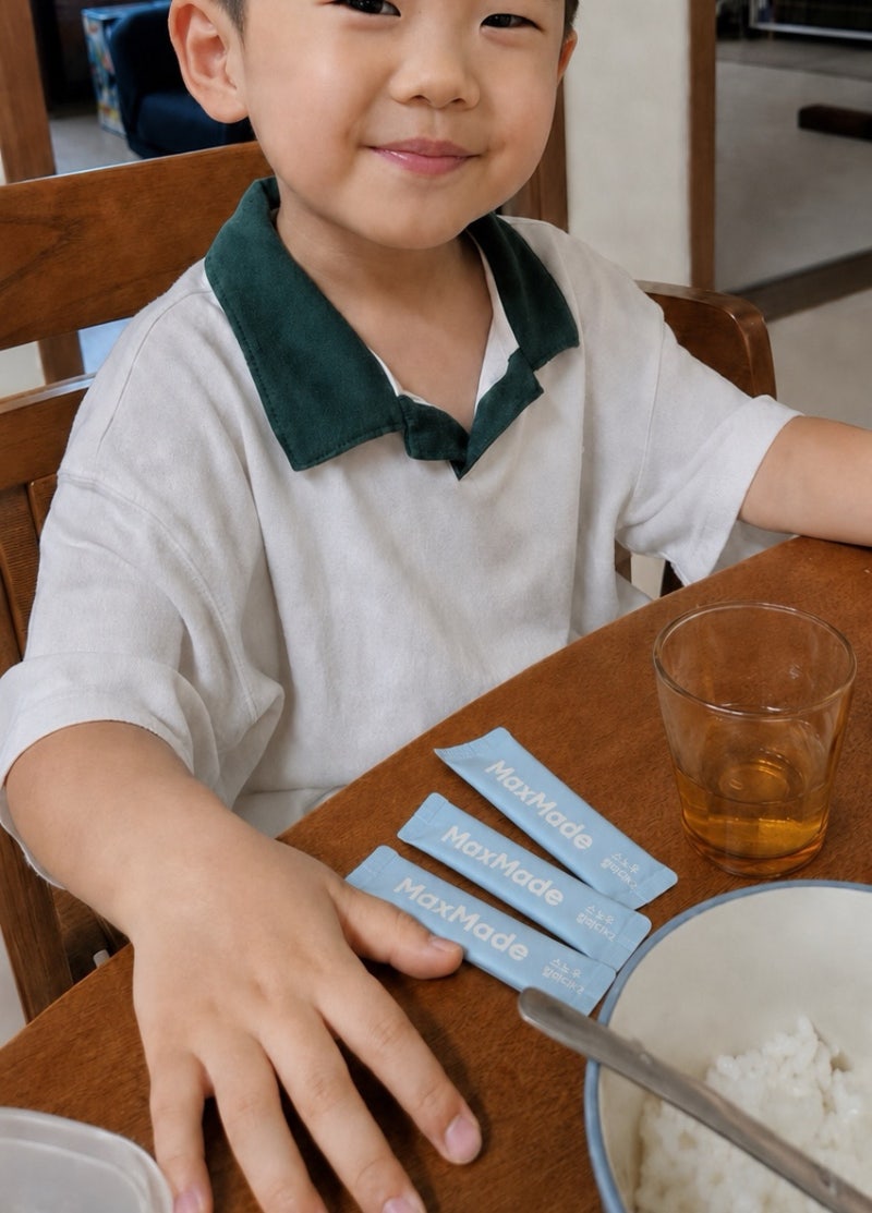 [키즈칼마디] 입 짧은 5살 어린이 마그네슘 영양제 | 맥스메이드스노우칼마디K2