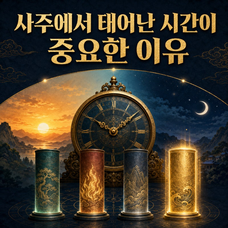 ⏰ 사주를 볼 때 태어난 시간이 중요한 이유
