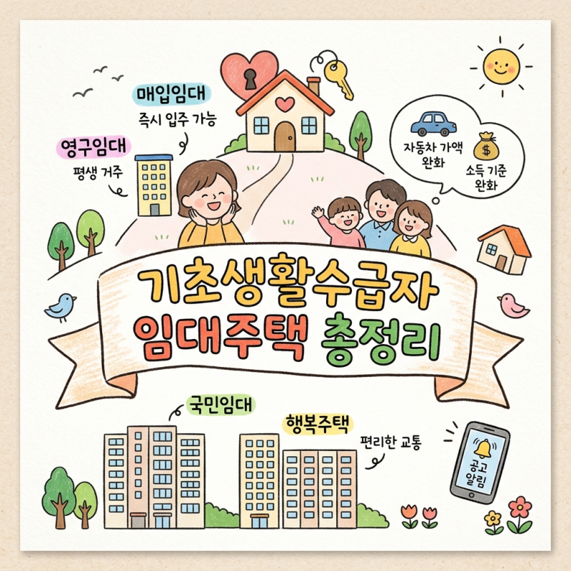 기초생활수급자 임대주택 종류별 비교와 신청 팁