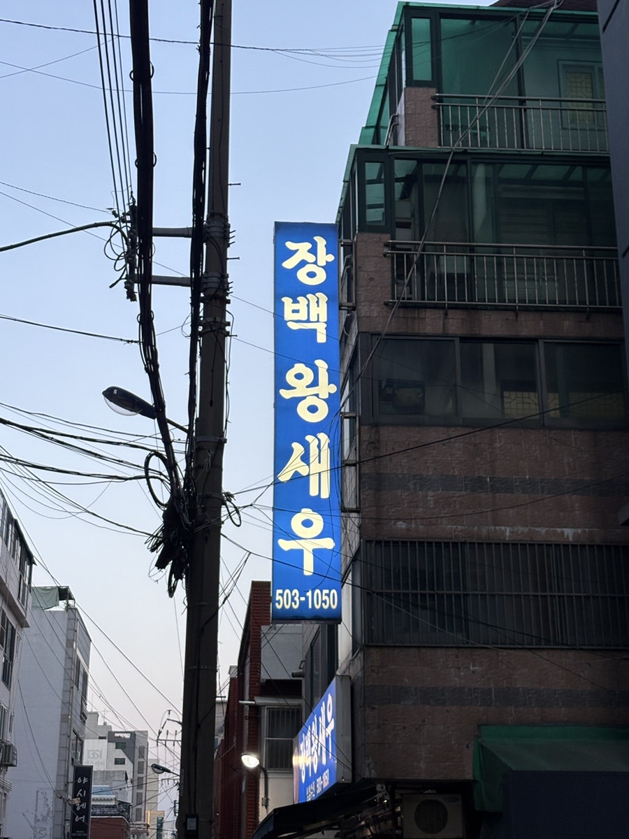 장백왕새우 사진 1