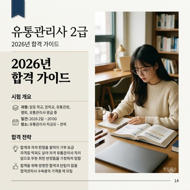 유통관리사 2급 2026년 시험 일정 및 합격 꿀팁 총정리