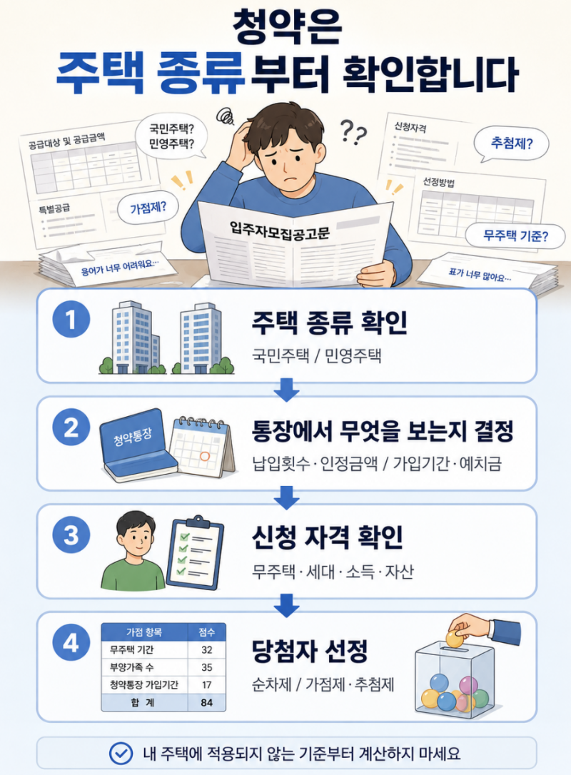 국민주택과 민영주택 차이, 청약 공부는 여기서부터 시작합니다
