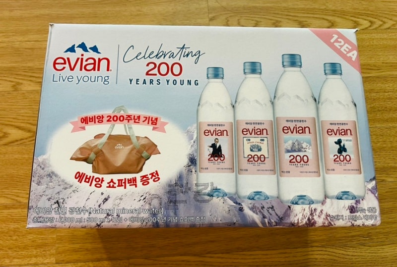 이마트 에비앙 200주년 쇼퍼백 기획세트 내돈내산 후기