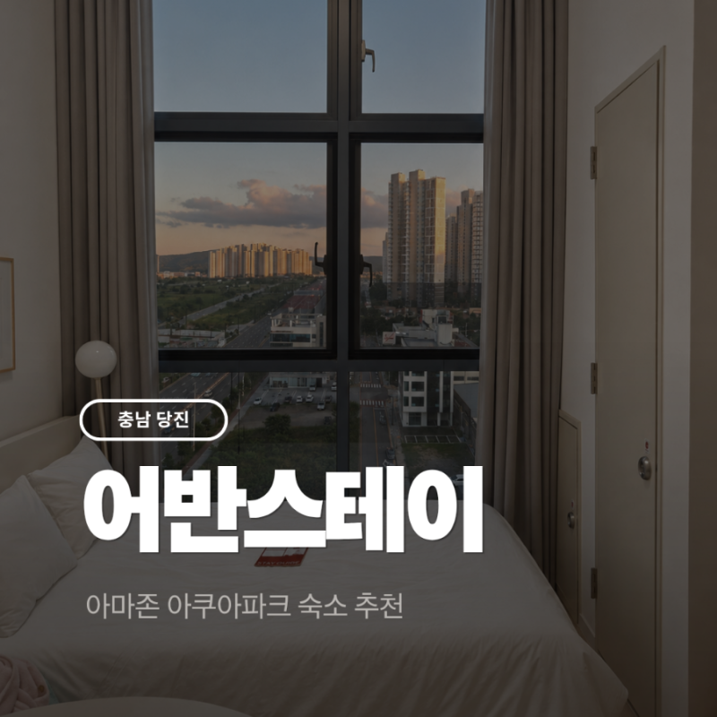 당진 아마존 아쿠아파크 숙소 어반스테이 당진터미널점 스튜디오 로프트 패밀리