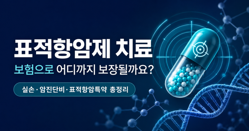 표적항암제 치료, 보험으로 어디까지 보장될까요? 실손·암보험·오프라벨 총정리