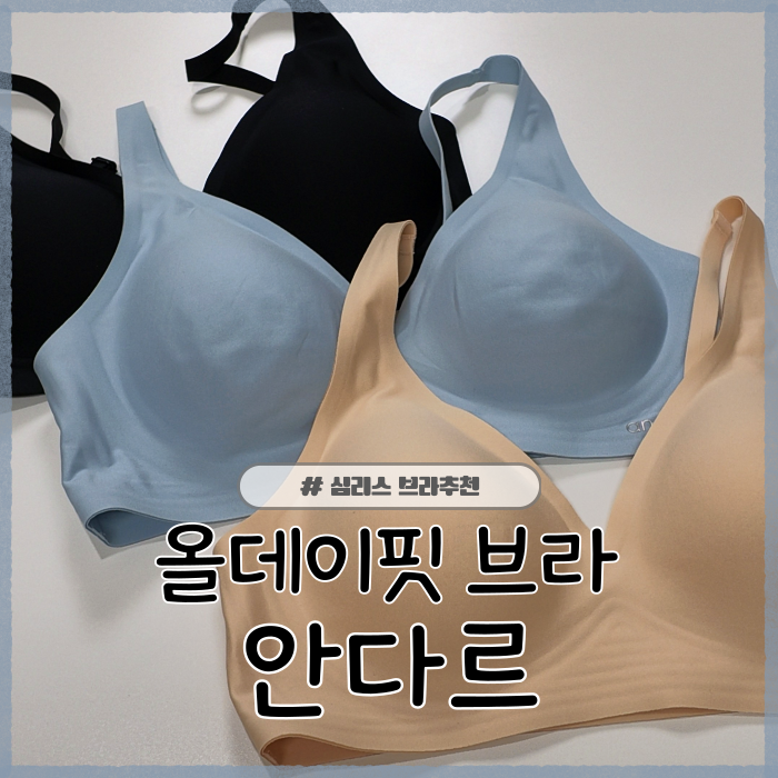 안다르 올데이핏브라 구매후기! 처음 입어보는 심리스브라 추천할까?
