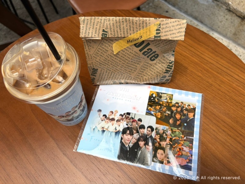 워너원 데뷔 9주년 기념 생카 정보 및 서울숲 카페 멜로우즈 방문 후기