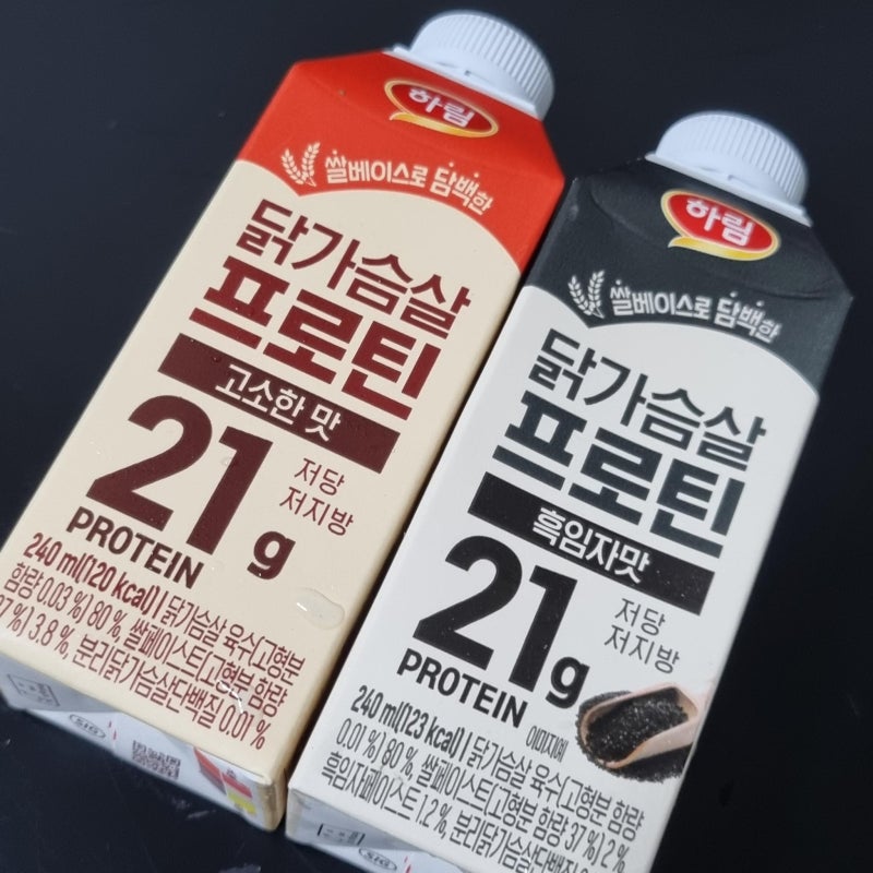 [하림] 닭가슴살 프로틴 고소한맛&흑임자맛