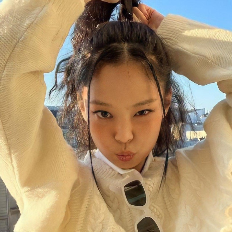 제니 묶음머리, 긴 머리 헤어 집게핀 연출법 정리