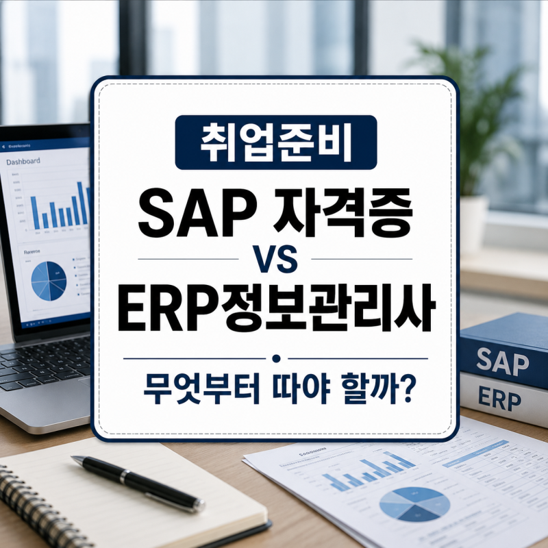 취업준비, SAP 자격증 vs ERP정보관리사 무엇부터 따야 할까?