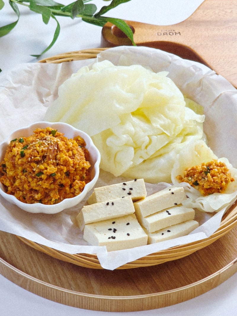이렇게 먹으면 살이 쭉쭉 빠질 수밖에 없어요?관리 끝판왕 진서연 두부참치쌈장!(저염 저당 ....
