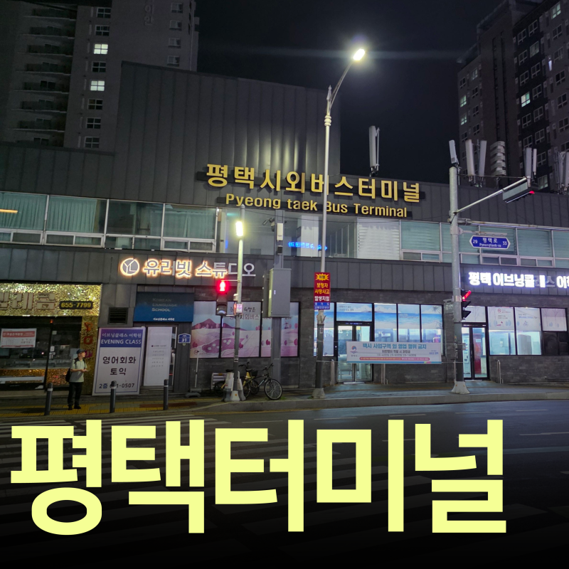평택 버스 터미널 시간표 노선 요금