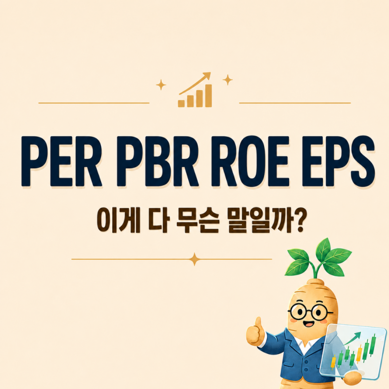 주식 용어 PER PBR ROE EPS 뜻 의미 정리, 다 이해하고 투자하자