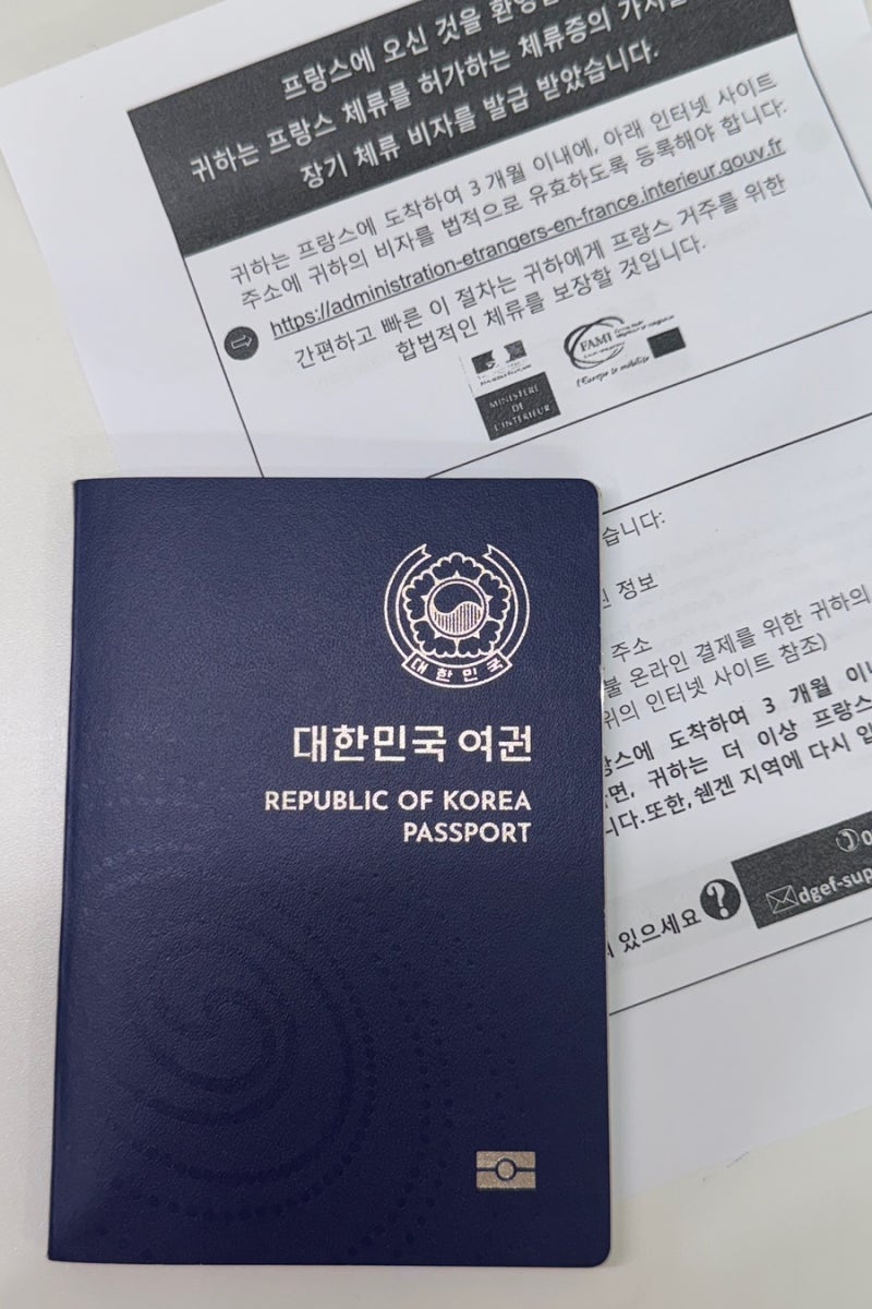 프랑스 교환학생 비자수령 타임라인 | 비자 기간 길게 받기 Tip