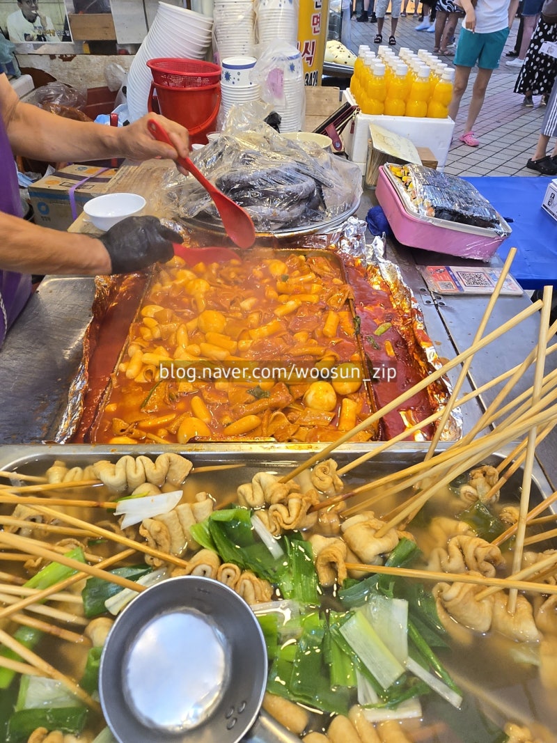 [속초] 중앙시장 유명 먹거리 사이에서 꼭 찾게 되는 떡볶이 맛집(우리분식)+막걸리술빵