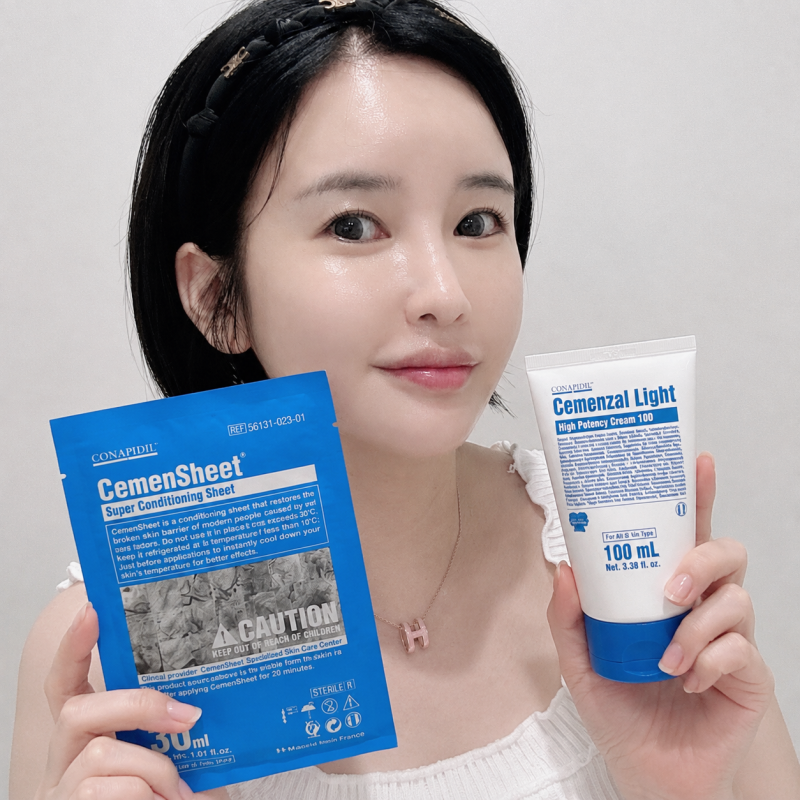 코나피딜 세멘시트 마스크팩 세멘잘라이트크림 할인 지성피부 건성피부 관리 모두 ok!