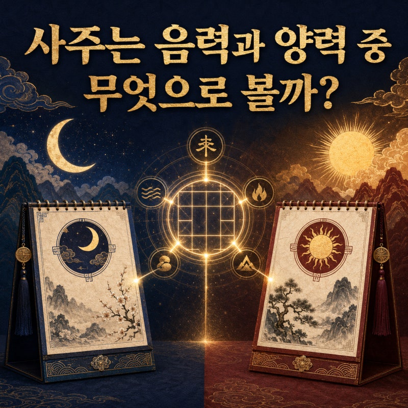 사주는 음력과 양력 중 무엇으로 봐야 할까?