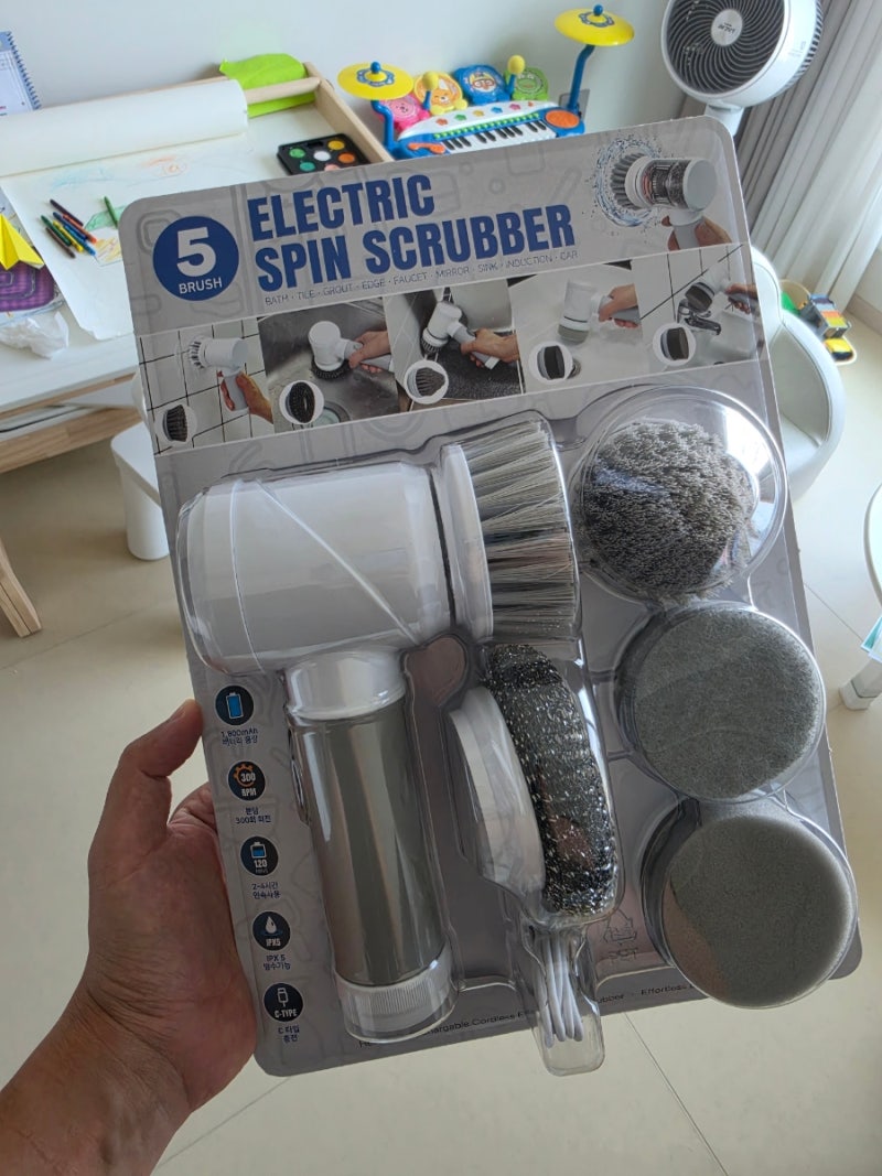 이마트트레이더스 전동욕실청소기 Electric Spin Scrubber 후기