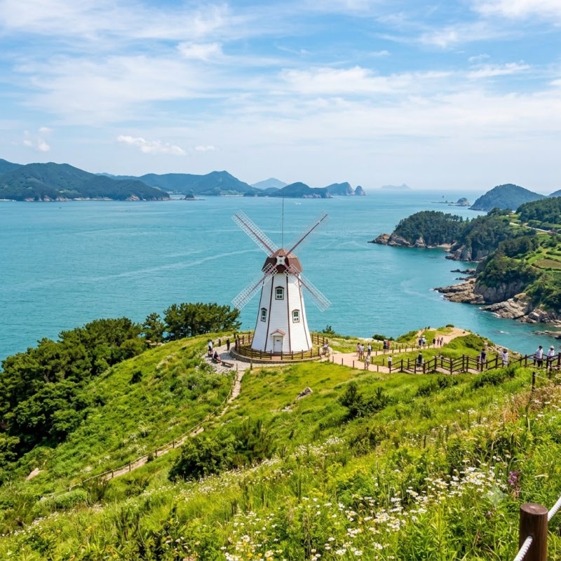 거제 바람의언덕·신선대와 도장포·여차몽돌 여름 드라이브 일주
