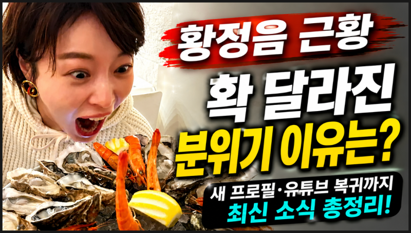 황정음 근황, 확 달라진 분위기 이유는? 새 프로필·유튜브 복귀 최신 근황 총정리